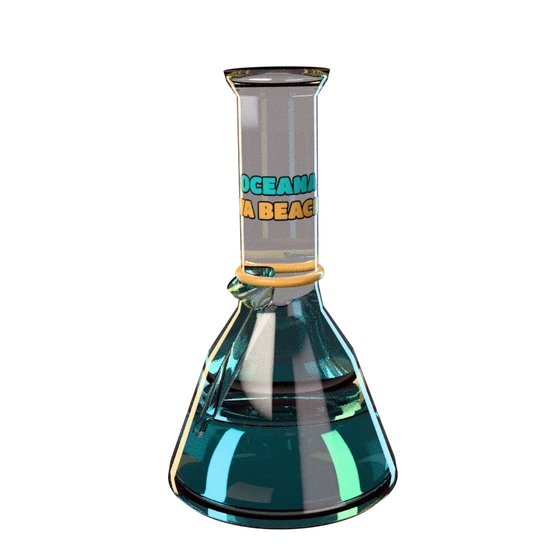 Oceana glass water pipe